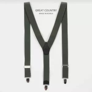 [콩심팥심]TBZ 클래식멜빵 카키