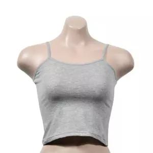 부드러운 기본컬러 여성크롭 끈나시탑 메리야스 런닝구 여자캐미솔