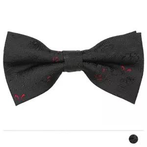 MZ_블랙 페이즐리 보타이