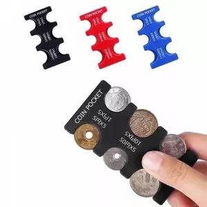 [에이치플러스몰]TBZ 엔화 동전 클립 직사각형 지갑케이스 여행 필수아이템