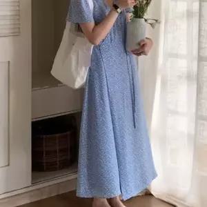 [에이치플러스몰]TBZ 꽃무늬 드레스 여름 반팔 가볍고 우아한 랩원피스