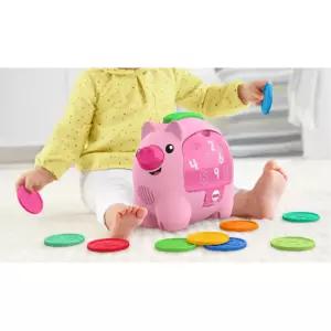 숫자공부 돼지모형 저금통 유아장난감 돌아기 소리 소근육발달