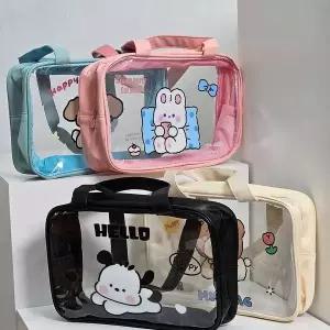 TBZ 애니멀 캐릭터 PVC 가방 수영백 투명 토트 비치백