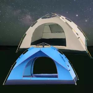 [에이치플러스몰]TBZ 간편 원터치 자동 4인용 캠핑 피크닉 휴대용 텐트