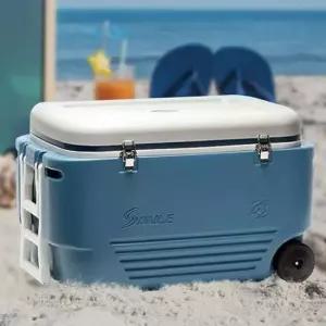 쿨썸 55리터 세이블바퀴 이동식아이스박스 캠핑차량용