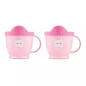 에.디.슨 유아컵 스텐 마시는 연습용 물컵 240ml 토끼