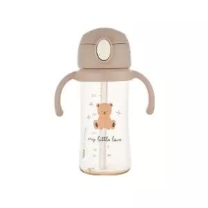 에.디.슨 아기 원터치 빨대컵 자기주도 휴대용 250ml