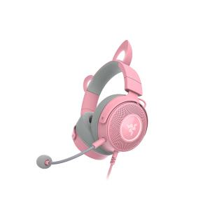 레이저코리아 크라켄 키티 V2 Pro 쿼츠 게이밍 헤드셋 Razer Kraken Kitty V2 Pro Quartz
