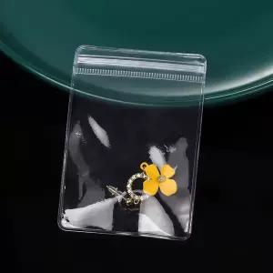 묵주주머니 단단한 PVC 보석 패키지 가방 투명 산화 방지 정리함 디스플레이 목걸이 보관 자체 밀봉 파우치