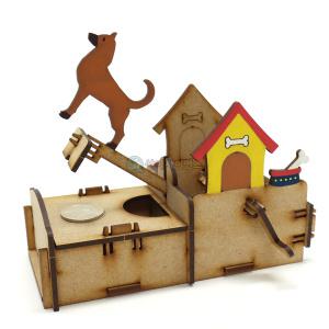 강아지 저금통 (크랭크 축)(오토마타) 나무공작 키트