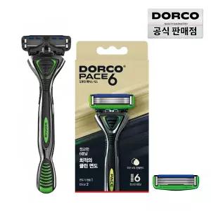 도루코 페이스6 면도기 핸들팩 (핸들1+면도날 2입) /6중날