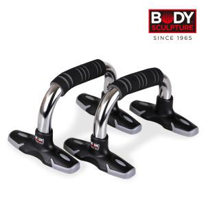 바디스컬쳐 크롬 슬로프 푸쉬업바 (블랙)