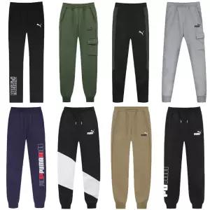 [30%즉할]푸마 에센셜 플러스 로고 긴바지 남성 여성 아동 트레이닝 팬츠 러닝복 짐웨어 츄리닝 기모