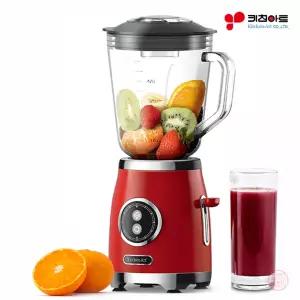 키친아트 클래식 멀티 다용도 미니 유리 믹서기 블랜더 위생적인 1000ml 대용량 글라스 용기 티나늄코팅 6중날 다지기