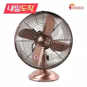 [내일도착] NIKKO 선풍기 NKF-1213B 앤틱 클래식 브론즈 4엽 30cm