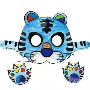 맘아트 DIY 호랑이 가면 만들기 키트 종이탈 타이거마스크 파티용품