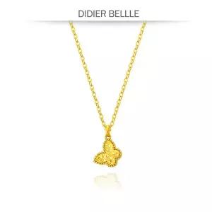디디에벨라 24k 심플 나비 목걸이3.75g