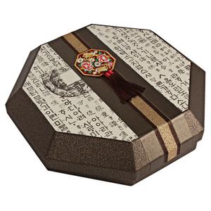 훈민정음 팔각 한지상자 한과박스 떡포장 곶감 정육 설날 명절선물 전통 예단 고기 이바지