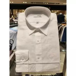 [듀퐁](대전신세계)마100% 원단으로   노멀워싱 하여 소프트한 린넨 기본핏셔츠 SE4SM11LS108SWH