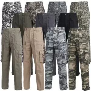 남성 여름 작업복바지 편한 면작업복 빅사이즈 밀리터리카고바지