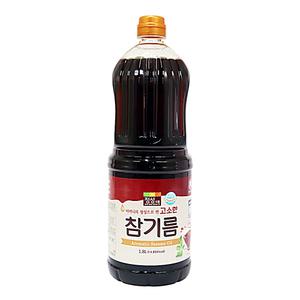 정성식품 고소한 참기름 1.8L / 깨분 100%