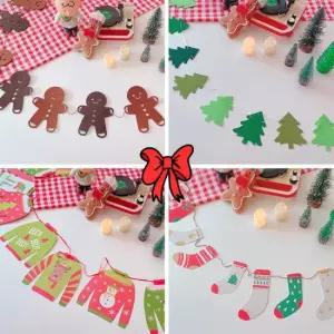 아트박스 올패턴 크리스마스 진저브레드맨 트리 가랜드