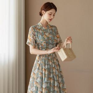 [시크라인] 다한 철릭 원피스