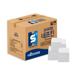 냅킨 대용량 업소용 무지 백색 테이블 티슈 4500매 THE프리미엄