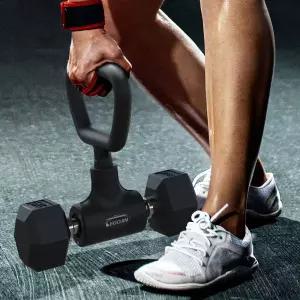 케틀벨 손잡이 덤벨 커넥터 스윙 핸드 그립 무게조절아령 홈트 크로스핏