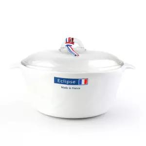이클립스 프랑스 내열유리 튤립 냄비 양수 25cm 4Lㅣ젖병 열탕소독 멀티팟 꼬치어묵 화이트