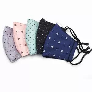 면 패브릭 패턴 마스크 메쉬 밀착 여름 통기 천마스크