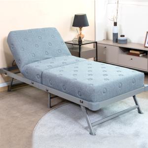 라꾸라꾸 고밀도 쿠션 포켓스프링 프리미엄 접이식 1인용 싱글베드 접는 간이침대 No24p