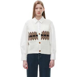 [상설]변형 아가일 앞오픈 니트 베스트 PP1KV601