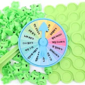 (1타 2개) 개구리 룰렛 게임/복불복/가족/보드게임/놀이/기구/완구/게임기/벌칙/어린이/여행/복블복