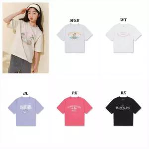 [폴햄키즈]여아폴키베어플레이티드저지반팔티pkf2ts2832_DG