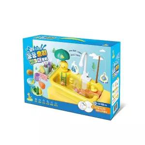 둥둥오리 씽크대놀이 물이 나오는 주방놀이 목욕 낚시 소품 오리 캐릭터 선물