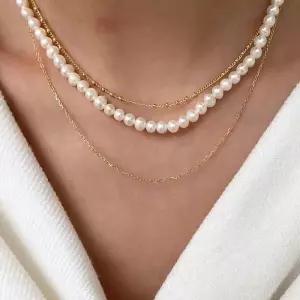 [하프클럽/]실버925 담수진주 목걸이