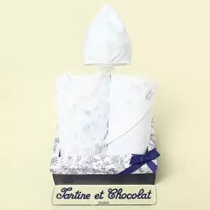 [롯데백화점]타티네쇼콜라 트왈드배냇저고리+속싸개+모자(임신출산선물3종세트)TNORAG182B