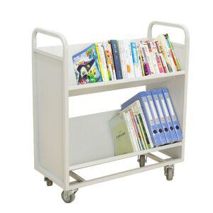 도서관 북카트 철제 책장 이동식 책꽂이 반납 북트럭 웨건 바퀴 무소음 학교 북트롤리