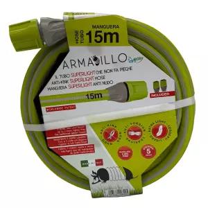 아이드로이지 정원호스 꼬임방지물호스 연두색 꼬이지않는물호수 세차 정원 물호수 15M