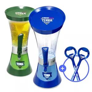 테라 쏘맥타워 미니 mini 그린 소맥타워 맥주 디스펜서 소맥제조기 기계 제조 진로 굿즈