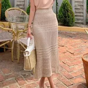 [하프클럽/]코디피셜 심포니 시스루 스커트