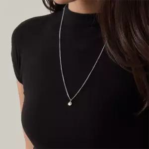 심플 롱 체인 베이직 볼드 코인드 써지컬 목걸이 no.409