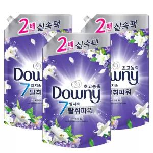 다우니 초고농축 섬유유연제 화이트티와 릴리 리필 1.6L 3개