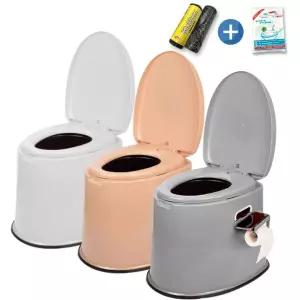 휴대용 이동식 변기 접이식 간이 화장실 캠핑용 좌변기 요강 폰거치형 화장실용품