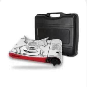 썬터치 고화력 휴대용 가스렌지 스텐상판 고정형 가스버너 와이드 바디 ST-001