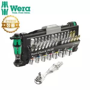 WERA 베라 툴체크 플러스 비트세트 라쳇 휴대용 복스 세트 mm타입 툴첵 056490