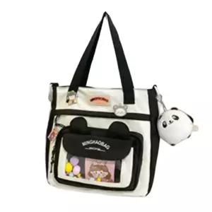 놀이공원 단체여행 친구끼리 파스텔톤 크로스백 심플핏 이지룩 마실룩 데일리백 30대