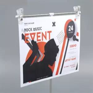 줍줍매점 T형 POP 스탠드 홍보물거치대