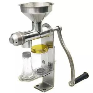 수동 채유기 착유기 오일 땅콩 들기름 기름짜는기계 빨간색 업소용 스텐 프레스 해바라기씨유